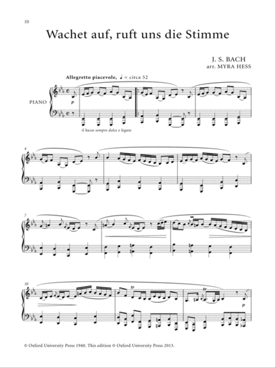 Bach Transcriptions for Piano