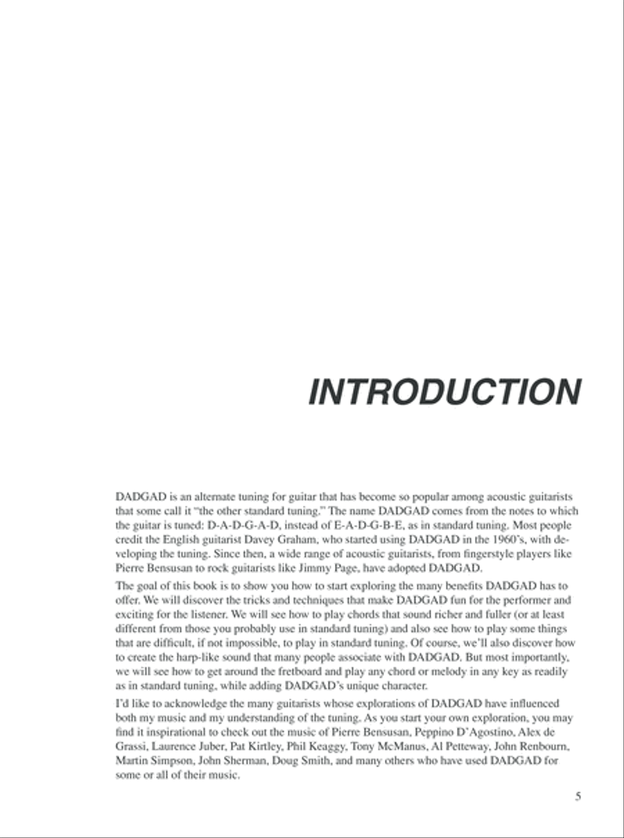 Understanding DADGAD for Fingerstyle Guitar Acoustic Guitar scores gallery preview page 11
