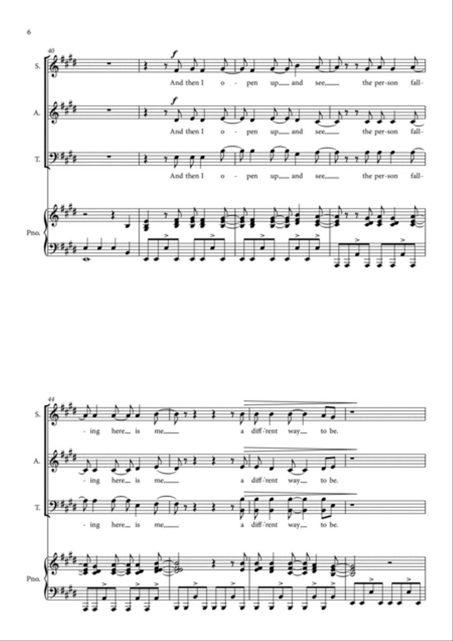 Dreams 3-Part scores gallery preview page 6