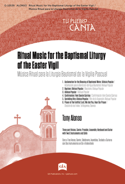 Ritual Music for the Baptismal Liturgy of the Easter Vigil / Música Ritual para la Liturgia Bautismal de la Vigilia Pascual - Guitar edition