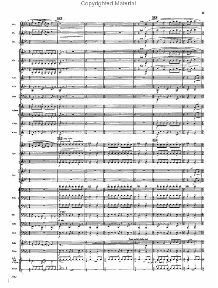 Seagate Concert Band scores gallery preview page 25
