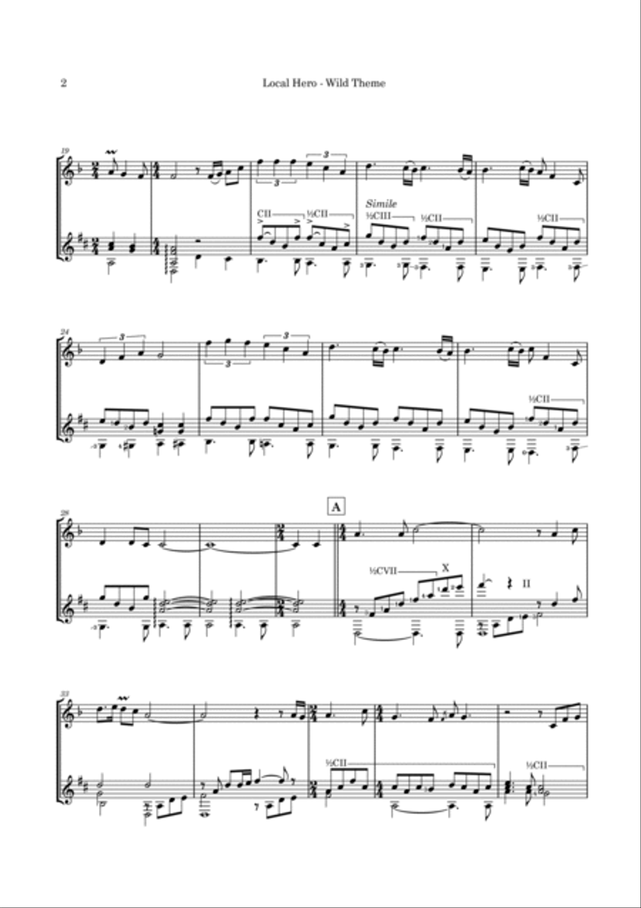 Local Hero - Wild Theme Tenor Saxophone scores gallery preview page 5