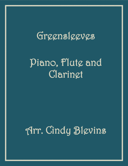 Greensleeves, for Piano, Flute and Clarinet image number null