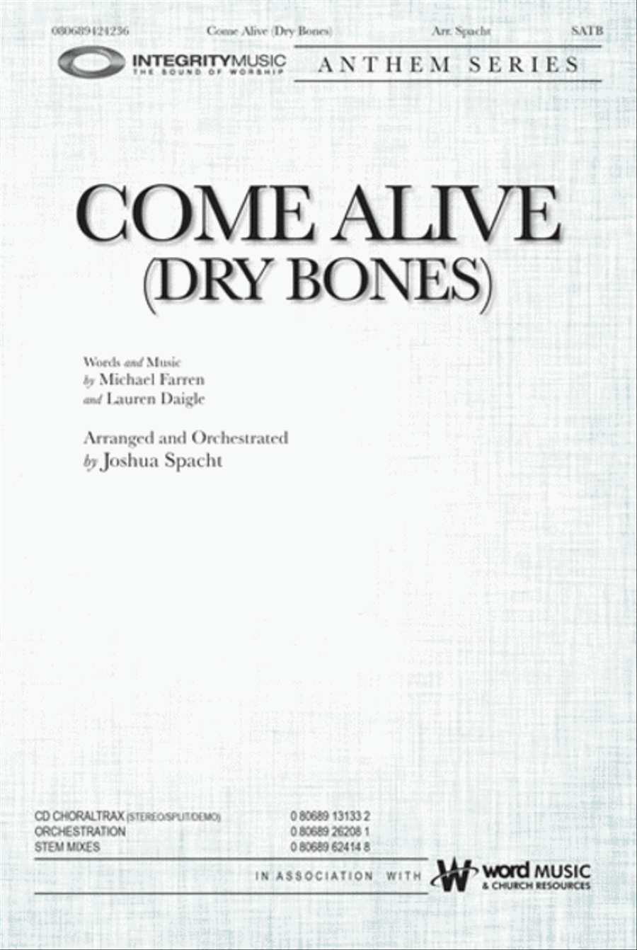 Come Alive (Dry Bones) - Anthem Choir scores gallery preview page 1