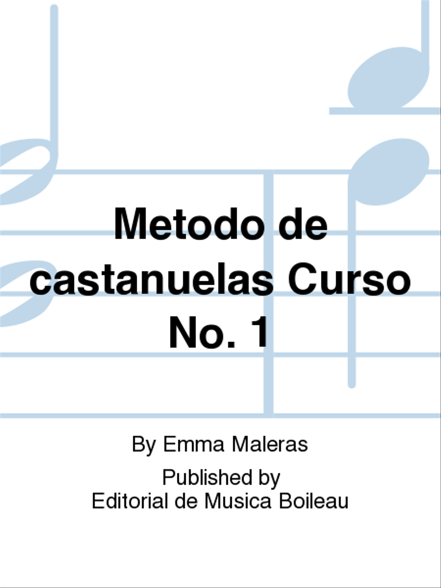 Metodo de castanuelas Curso No. 1