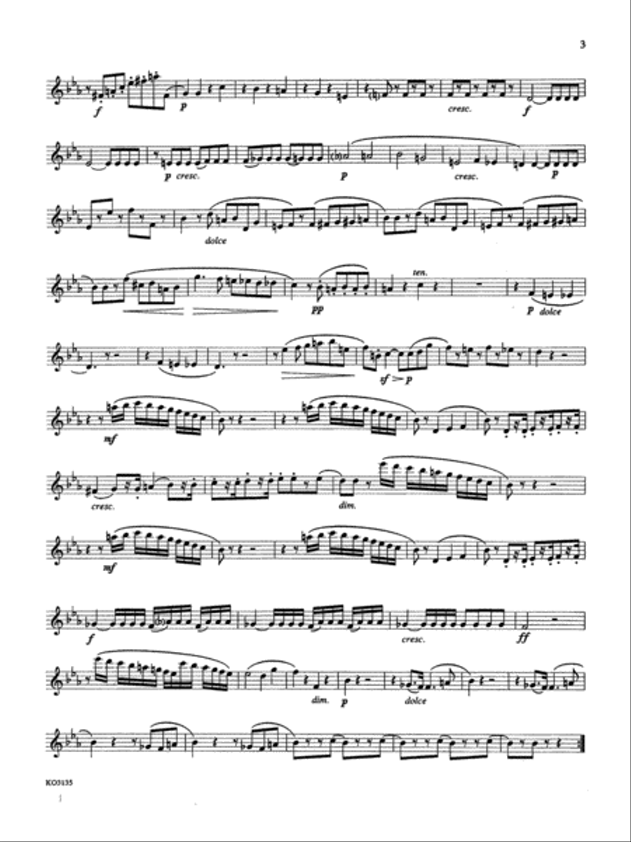 Three Grand Trios, Op. 86: 3rd Flute Woodwind Trio scores gallery preview page 3