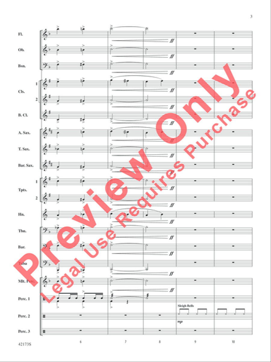 Jingle Band! Concert Band scores gallery preview page 14