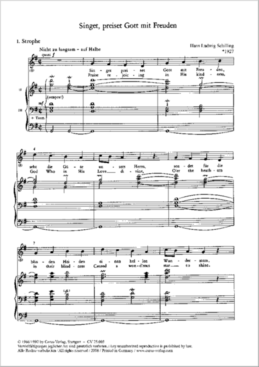 Praise rejoicing in his kindness Mezzo-Soprano Voice scores gallery preview page 10