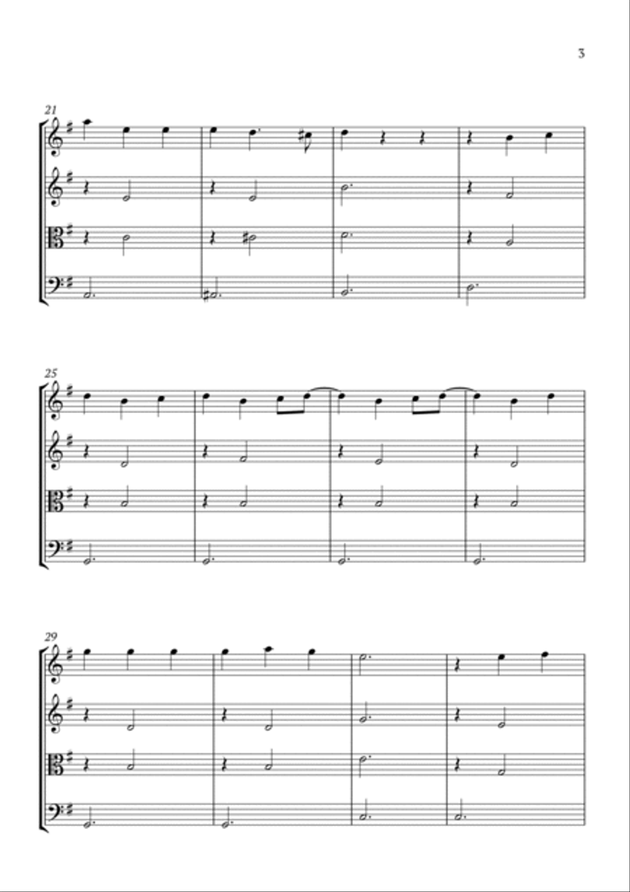 Les Poissons String Quartet scores gallery preview page 3
