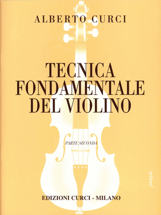 Book cover for Tecnica fondamentale del violino