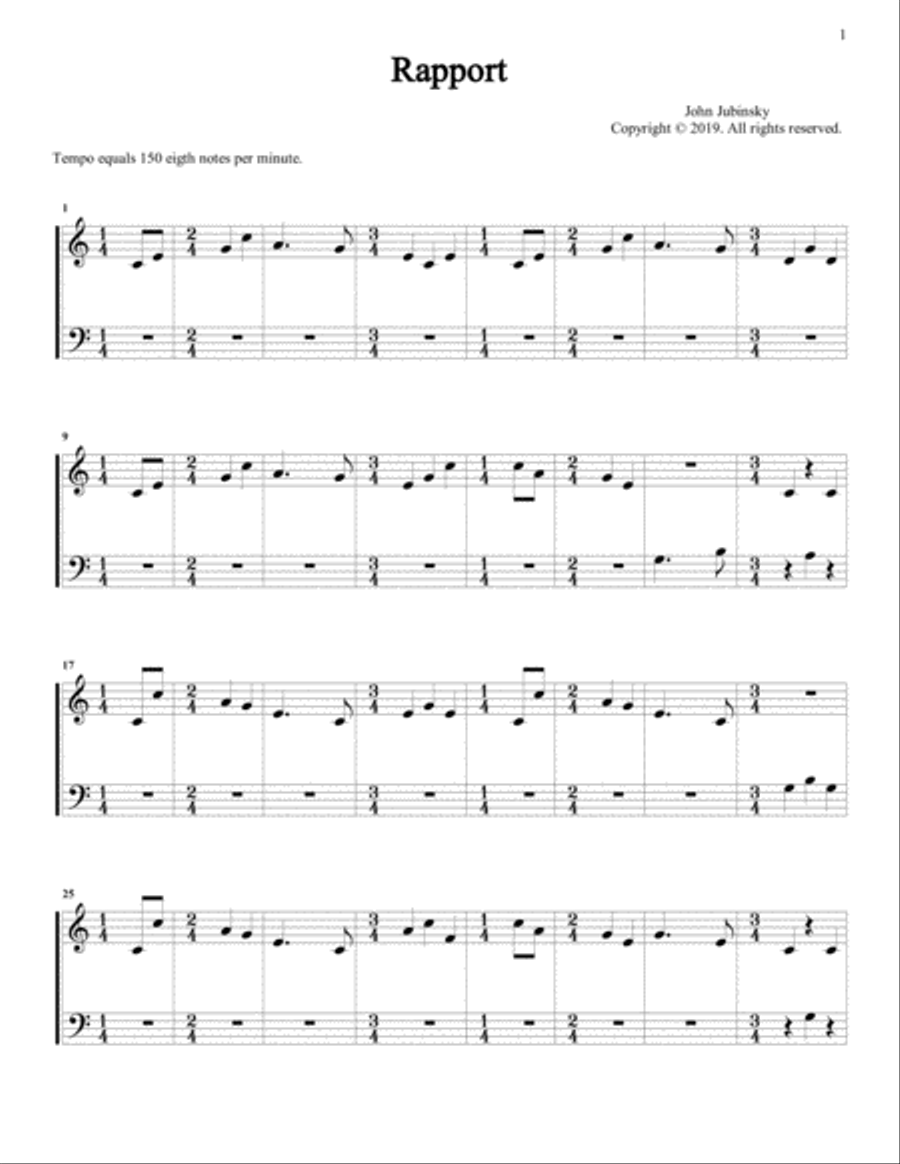 Rapport Small Ensemble scores gallery preview page 1