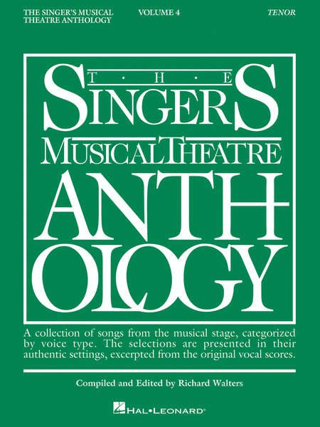 Singer's Musical Theatre Anthology – Volume 4 image number null