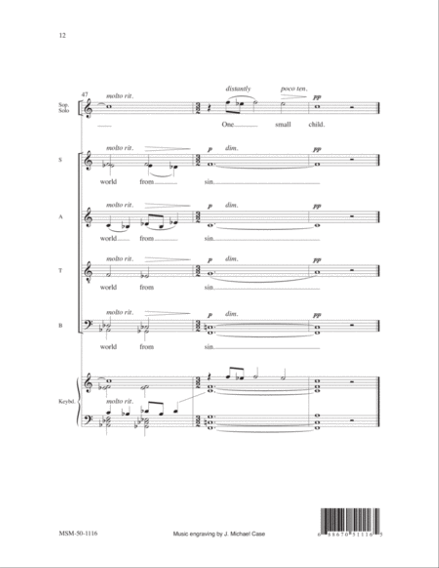 One Small Child Divisi scores gallery preview page 7