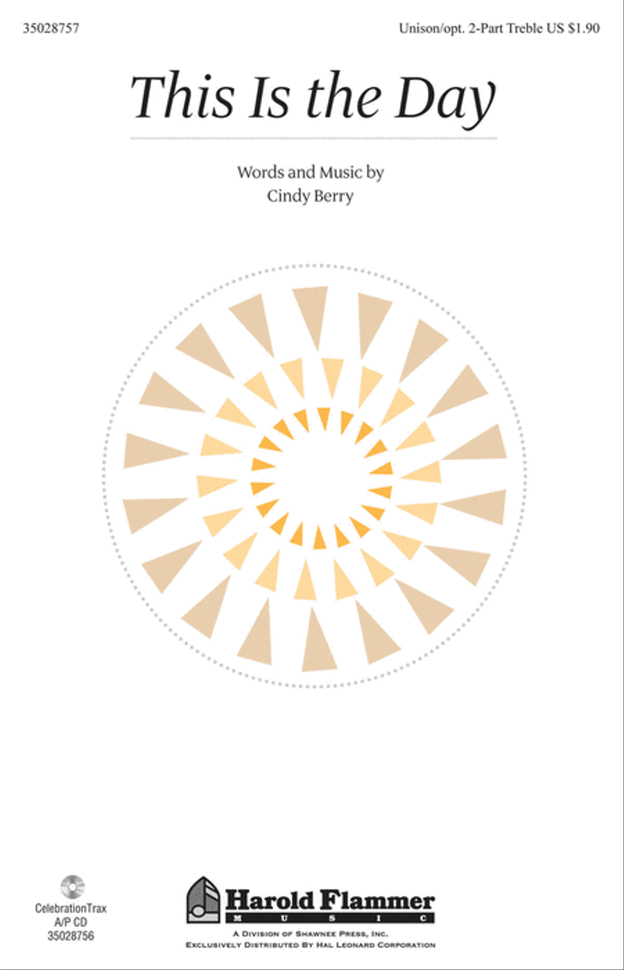 This Is the Day Unison Choir scores gallery preview page 1