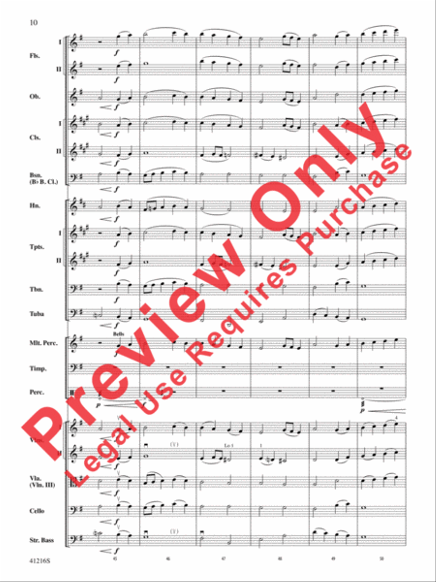 Tidings of Comfort and Joy! Full Orchestra scores gallery preview page 11