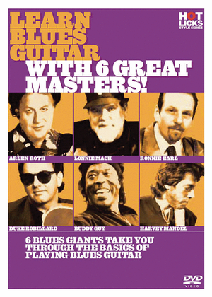 Book cover for Learn Blues Guitar with 6 Great Masters!