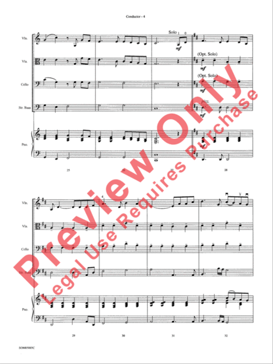 You Raise Me Up String Orchestra scores gallery preview page 7