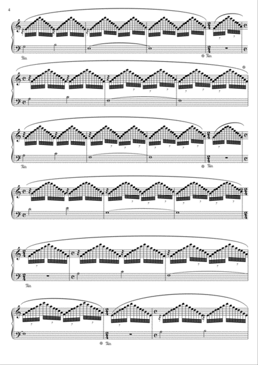 Waterfall Piano Solo scores gallery preview page 4