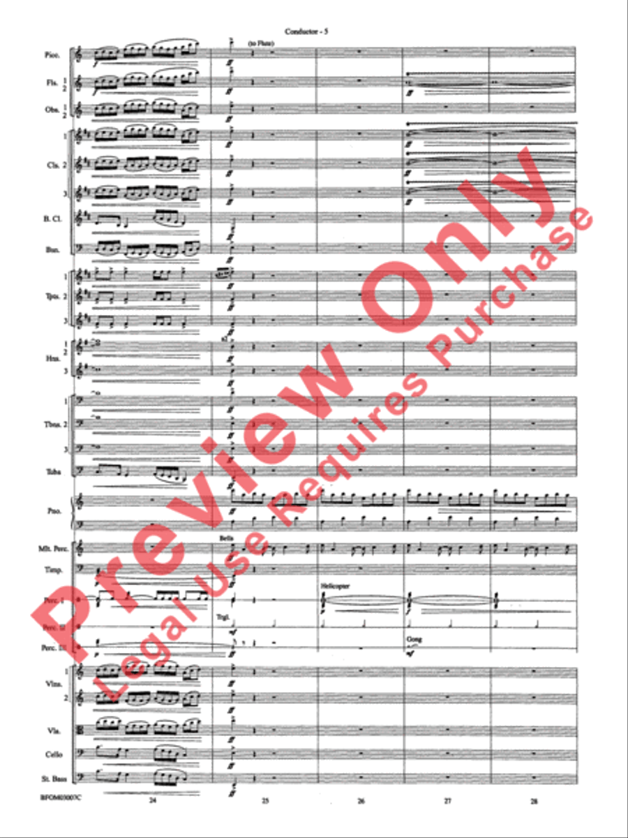 Inchon Full Orchestra scores gallery preview page 10
