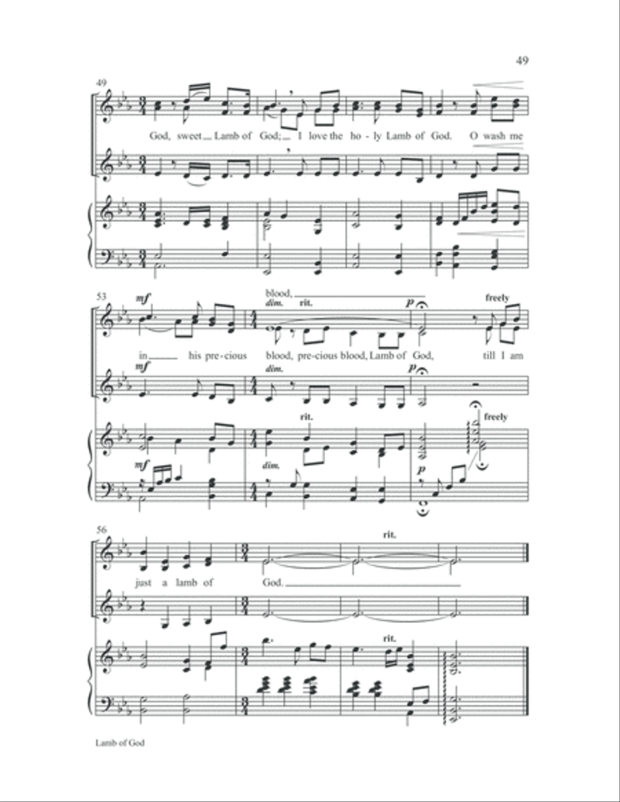 Women in Song 4 Women in Song 4 SSA scores gallery preview page 51