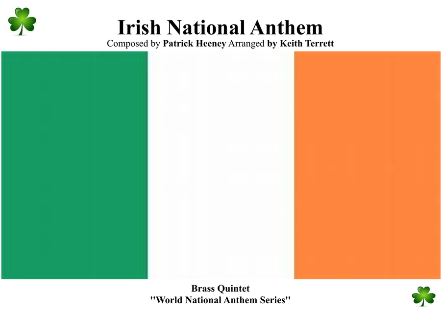 Irish National Anthem ( Amhrán na bhFiann) for Brass Quintet (World National Anthem Series) Brass Quintet scores gallery preview page 1