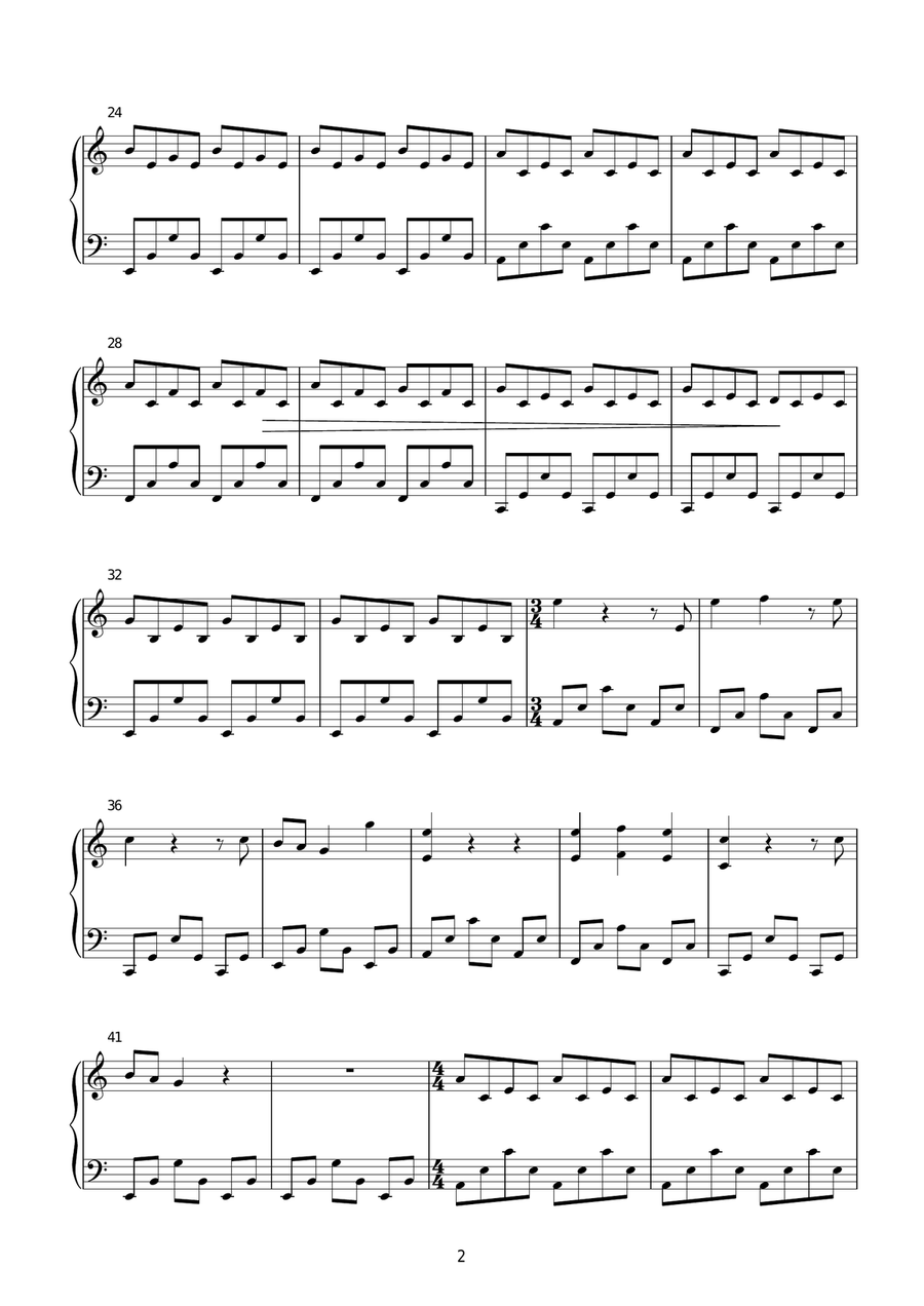 Addio Al Terminal Addio Al Terminal Piano Solo scores gallery preview page 2
