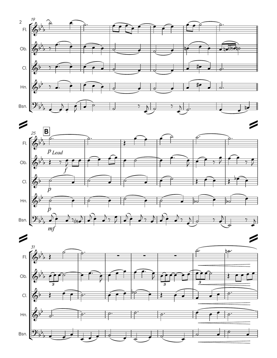 What The World Needs Now Is Love Woodwind Quintet scores gallery preview page 3