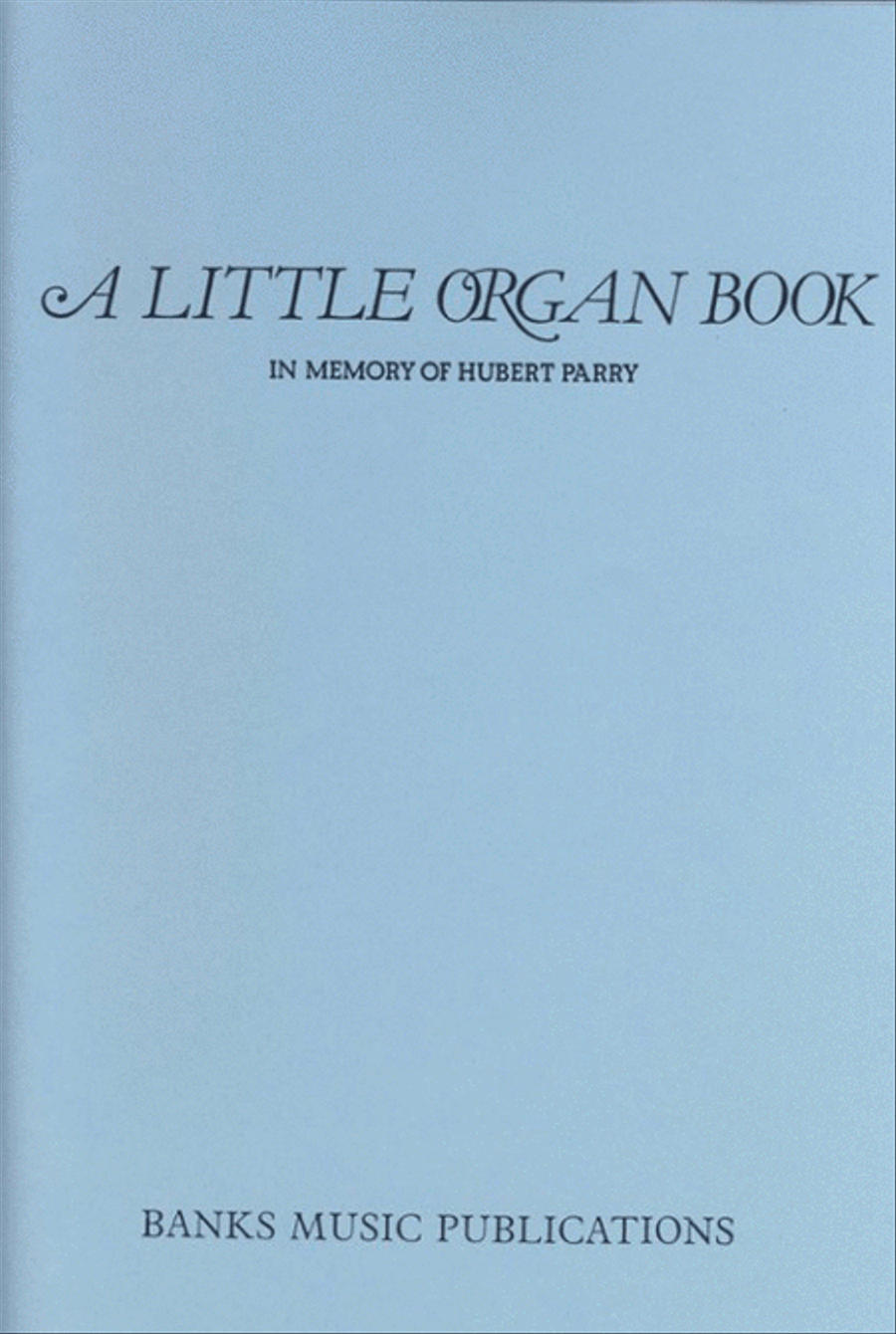 A Little Organ Book Organ scores gallery preview page 1
