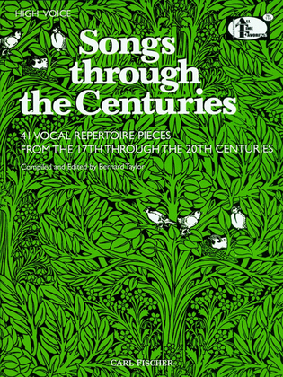 Book cover for Songs Through The Centuries