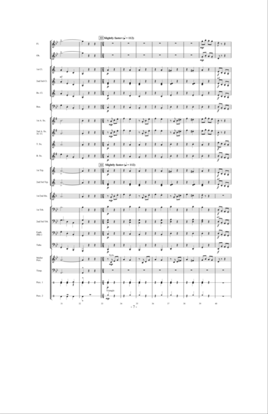 Gypsy Caravan Concert Band scores gallery preview page 6