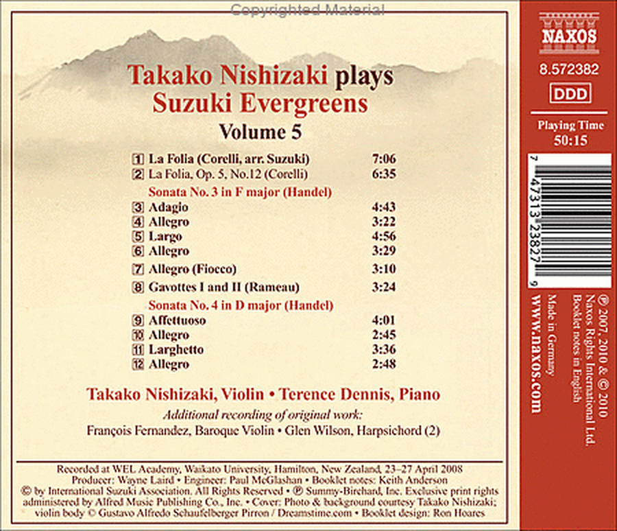 Volume 5: Takako Nishizaki Plays Su image number null
