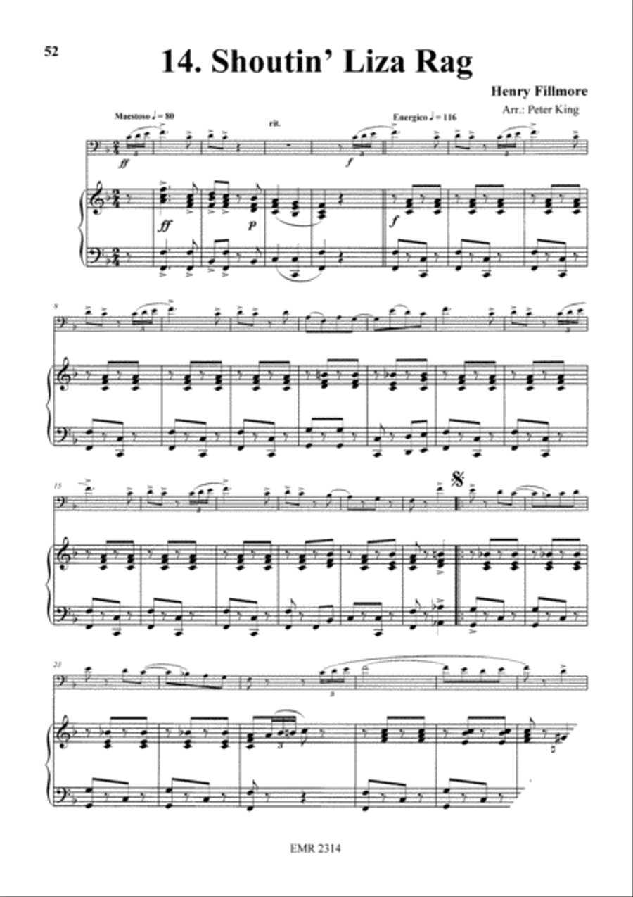 15 Rags Euphonium scores gallery preview page 16