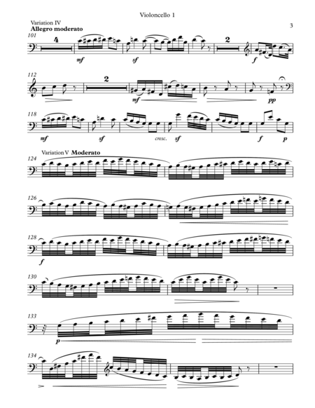 Variations on "La ci darem la mano" from Mozart's Don Giovanni for Cello Trio