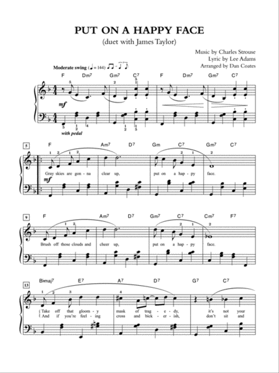 Tony Bennett -- Duets (An American Classic) Easy Piano scores gallery preview page 3