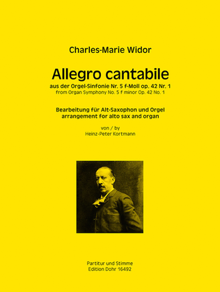Allegro cantabile f-Moll (für Alt-Saxophon und Orgel) (aus der Orgel-Sinfonie Nr. 5 op. 42 Nr. 1)
