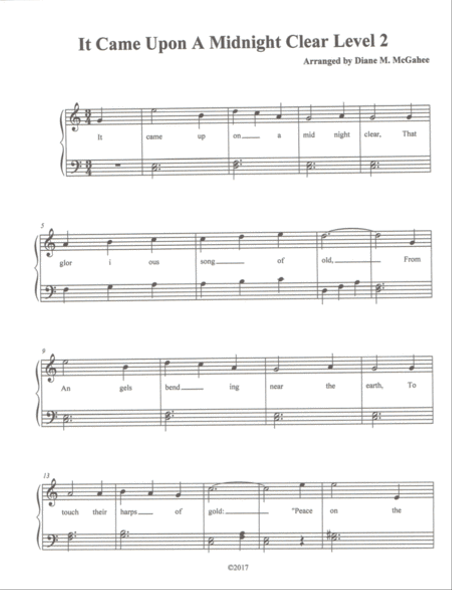 It Came Upon A Midnight Clear Small Ensemble scores gallery preview page 1
