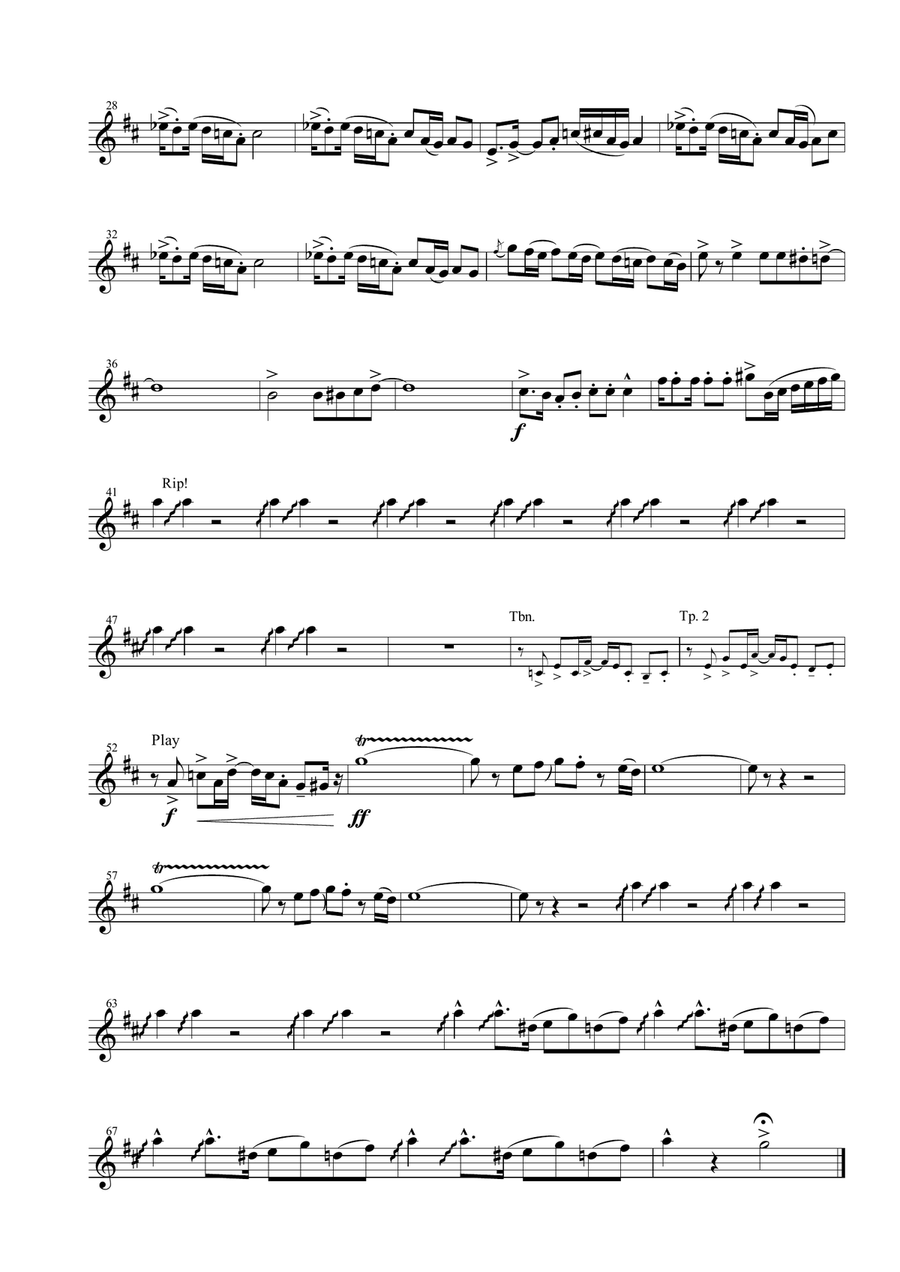 Soul Finger Brass Ensemble scores gallery preview page 2