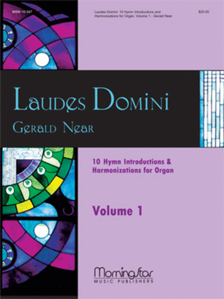Book cover for Laudes Domini: 10 Hymn Introductions and Harmonizations for Organ, Volume 1