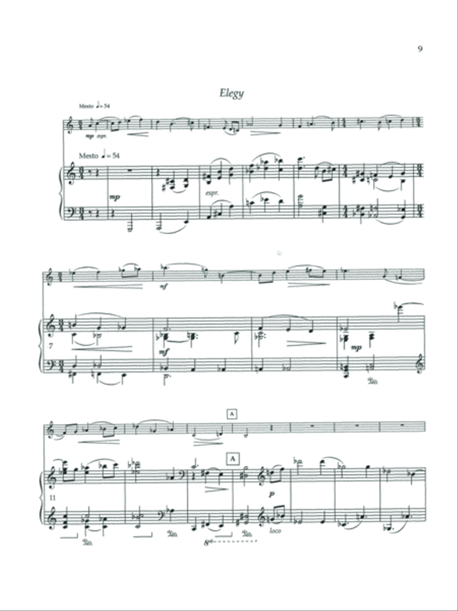 Sonata for Trumpet and Piano Trumpet Solo scores gallery preview page 4