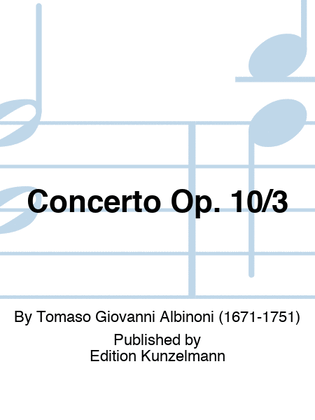 Book cover for Concerto Op. 10/3