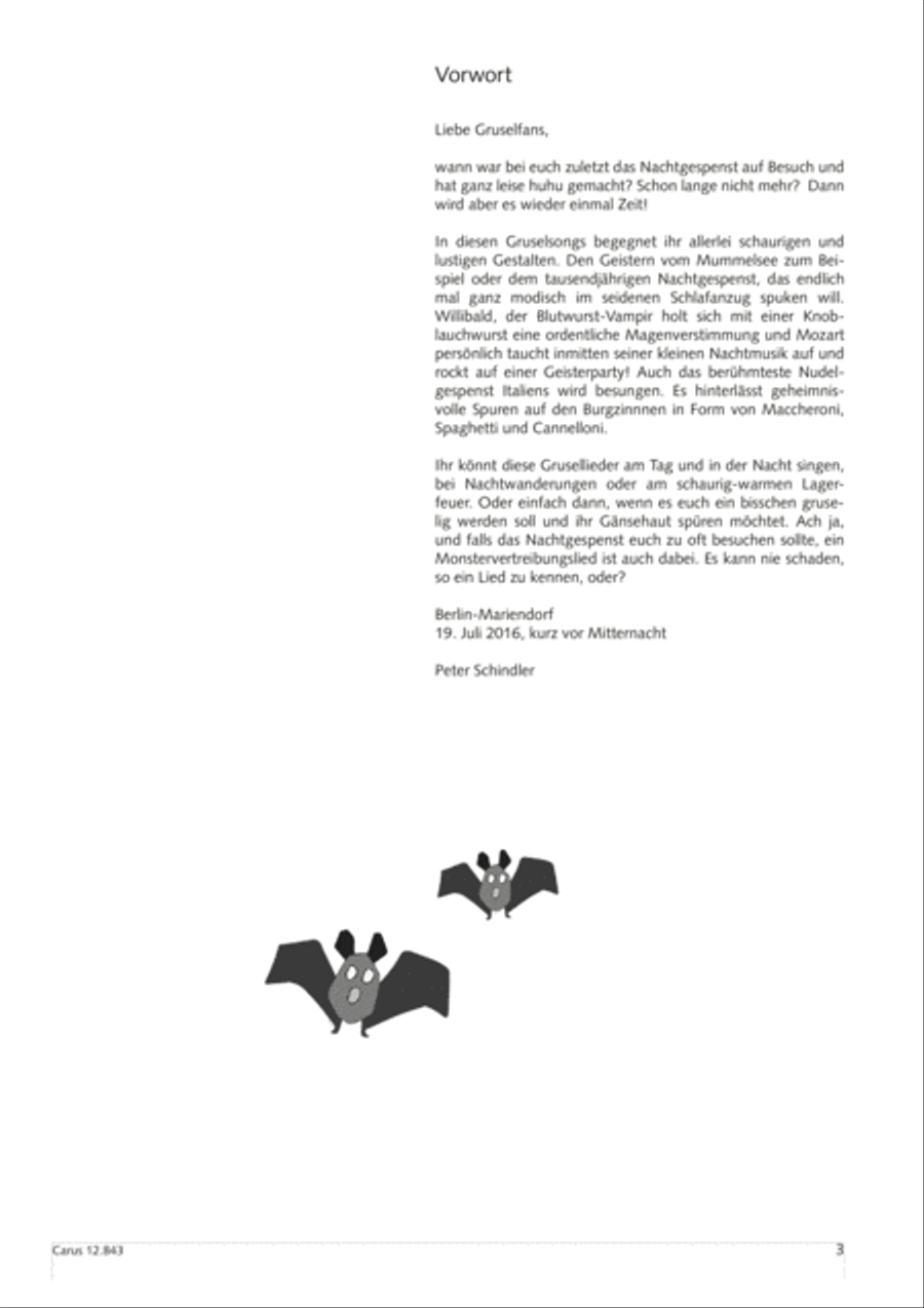 Gruselsongs, Band 1 Gruselsongs, Band 1 Score scores gallery preview page 4
