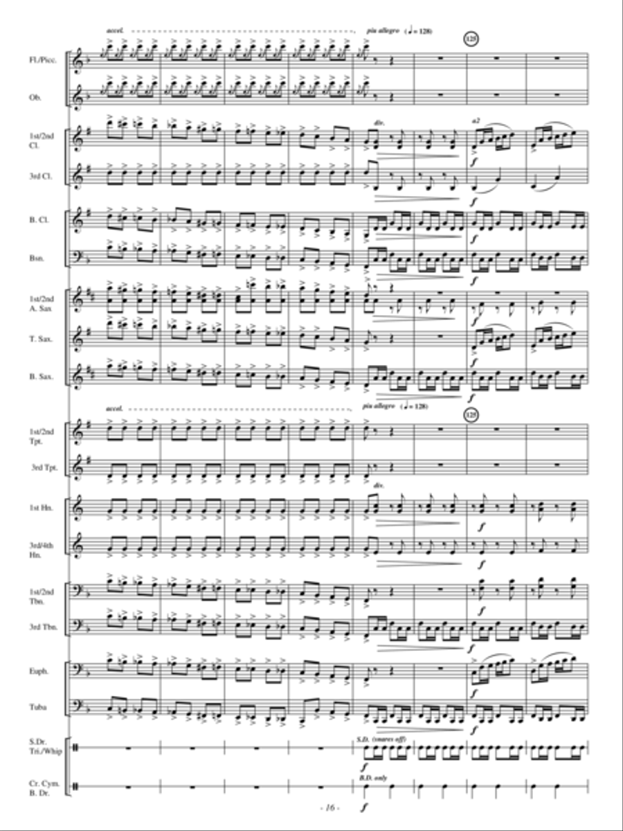 A Hunting Scene A Hunting Scene Concert Band scores gallery preview page 15