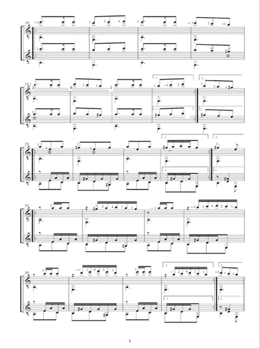 Spanish Music for Two Guitars Guitar scores gallery preview page 11