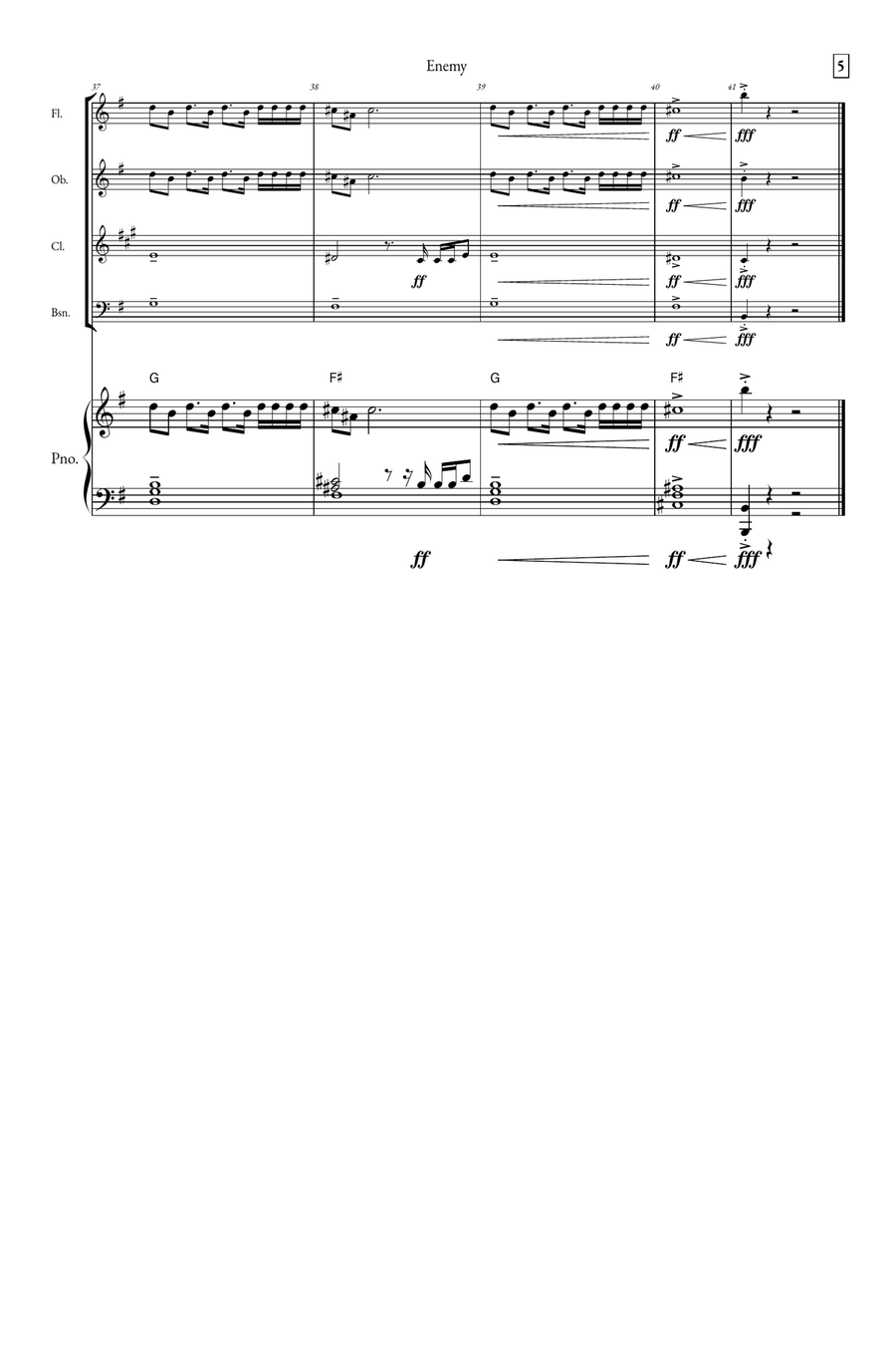 Enemy Small Ensemble scores gallery preview page 5