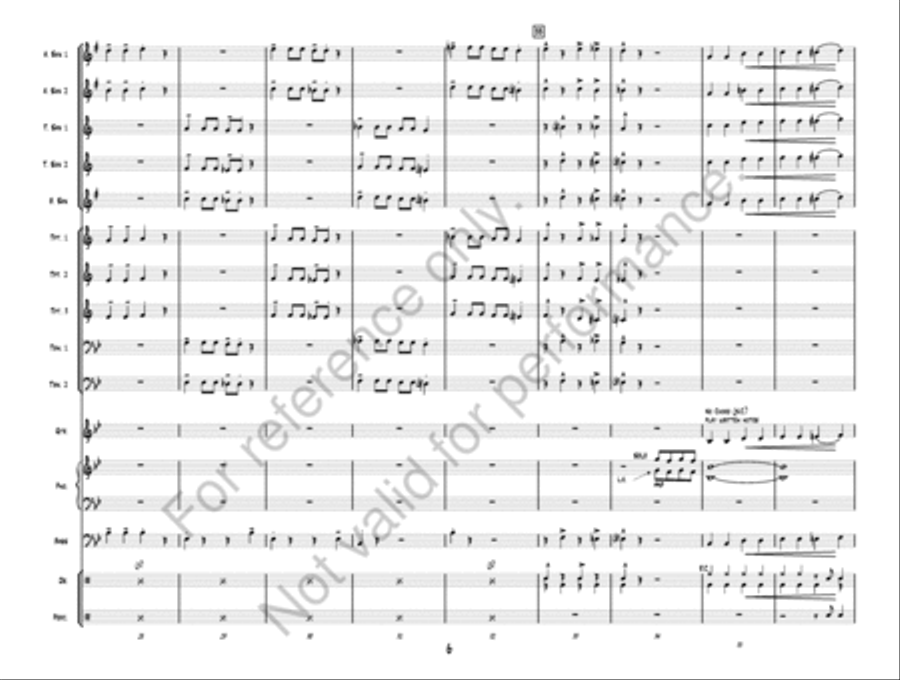 Text Me Jazz Ensemble scores gallery preview page 7