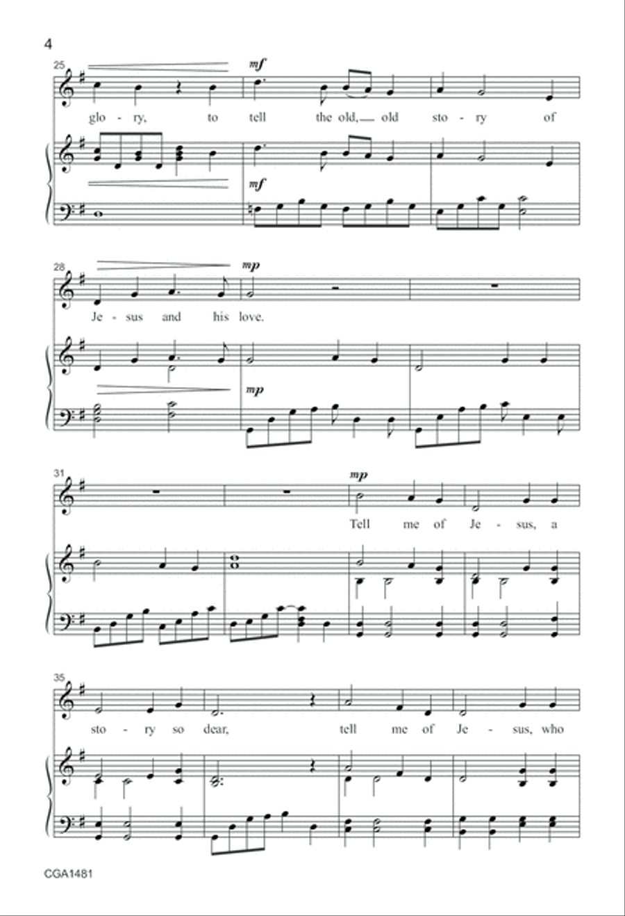 I Love to Tell the Story 2-Part scores gallery preview page 4