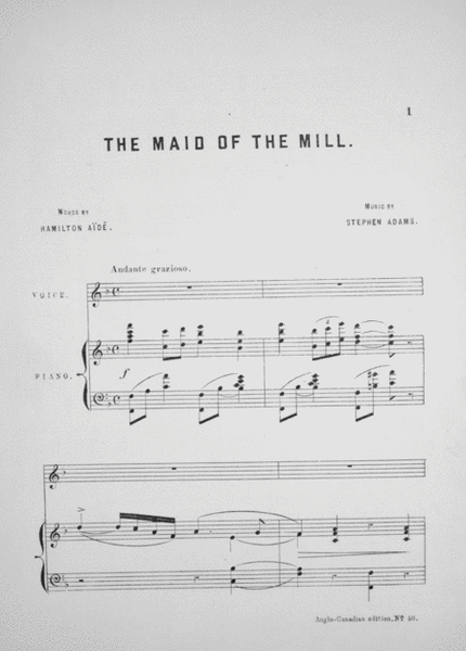 The Maid of the Mill. Song