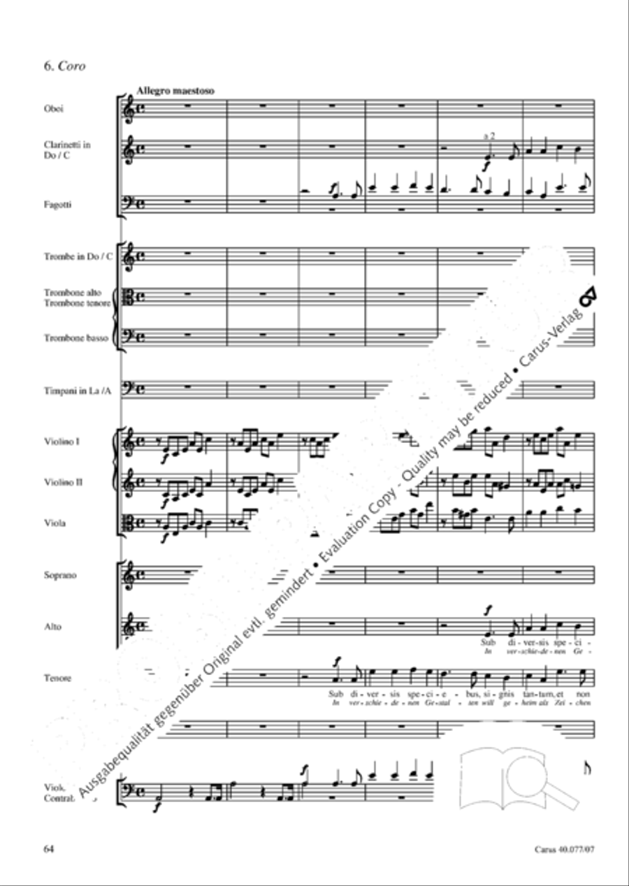 Lauda Sion 4-Part scores gallery preview page 77