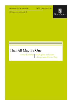 Book cover for That All May be One