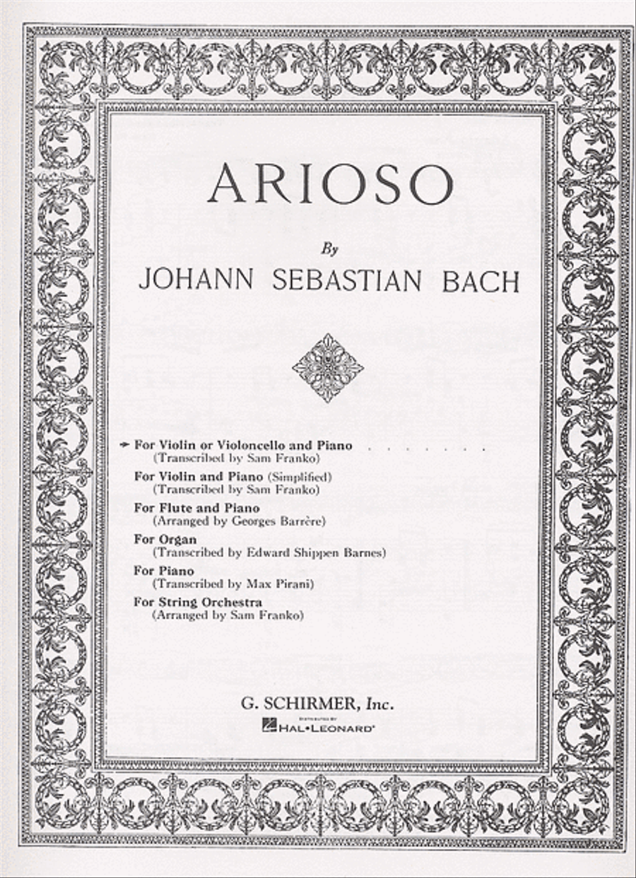 Arioso Piano Trio scores gallery preview page 1